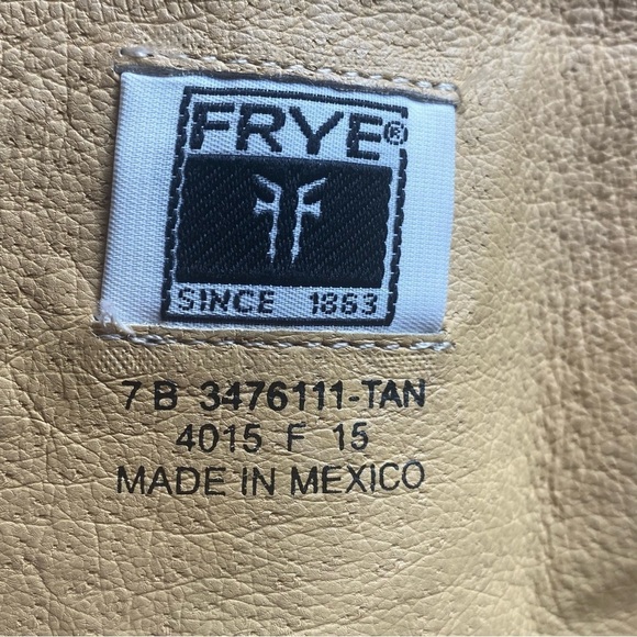 Frye Sz 7 Melissa Tan Riding Knee Boots 4015 - Picture 5 of 5